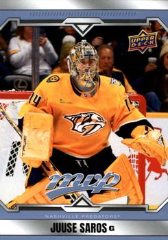 #212 Juuse Saros - Nashville Predators - 2024-25 Upper Deck MVP Hockey