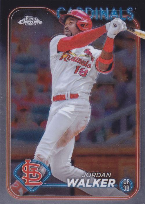 #212 Jordan Walker - St. Louis Cardinals - 2024 Topps Chrome Baseball
