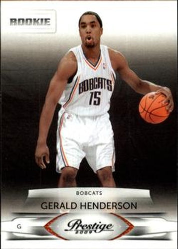 #212 Gerald Henderson - Charlotte Bobcats - 2009-10 Panini Prestige Basketball