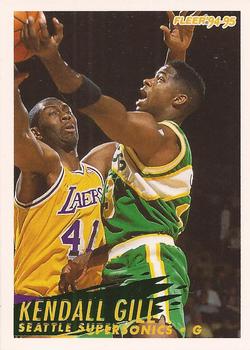 #212 Kendall Gill - Seattle SuperSonics - 1994-95 Fleer Basketball