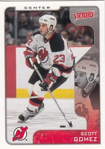 #212 Scott Gomez - New Jersey Devils - 2001-02 Upper Deck Victory Hockey