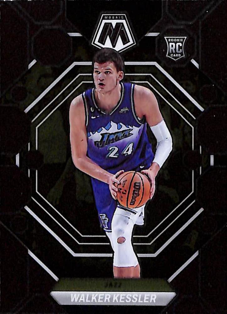 #212 Walker Kessler - Utah Jazz - 2022-23 Panini Mosaic Basketball