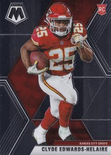 #212 Clyde Edwards-Helaire - Kansas City Chiefs - 2020 Panini Mosaic Football