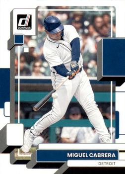 #212 Miguel Cabrera - Detroit Tigers - 2022 Donruss Baseball