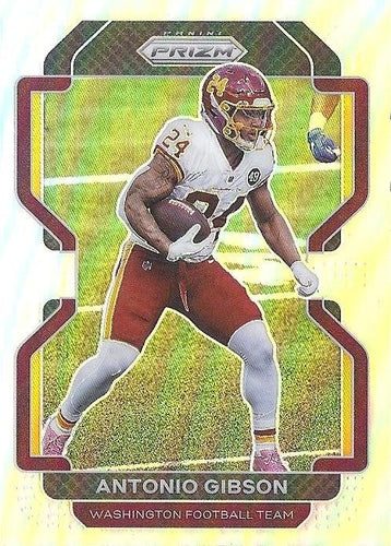 #212 Antonio Gibson - Washington Football Team - 2021 Panini Prizm - Silver Football