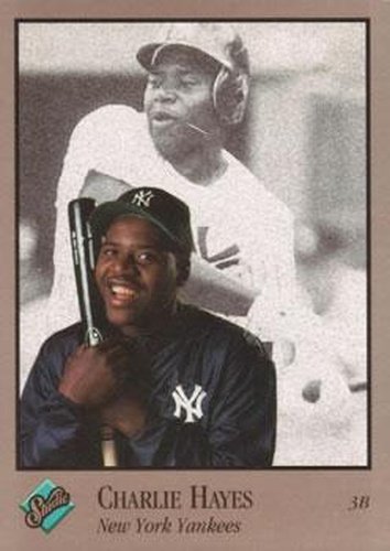 #212 Charlie Hayes - New York Yankees - 1992 Studio Baseball