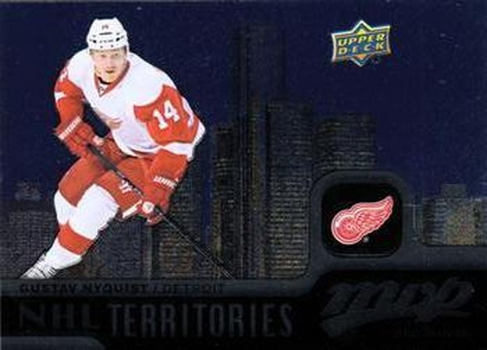 #212 Gustav Nyquist - Detroit Red Wings - 2015-16 Upper Deck MVP Hockey