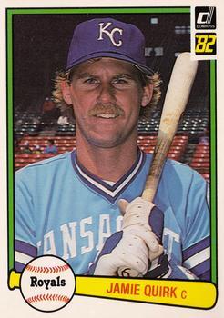 #212 Jamie Quirk - Kansas City Royals - 1982 Donruss Baseball