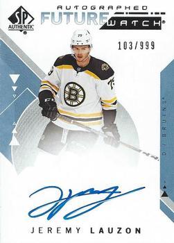 #212 Jeremy Lauzon - Boston Bruins - 2018-19 SP Authentic Hockey