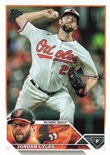 #212 Jordan Lyles - Baltimore Orioles - 2023 Topps Baseball
