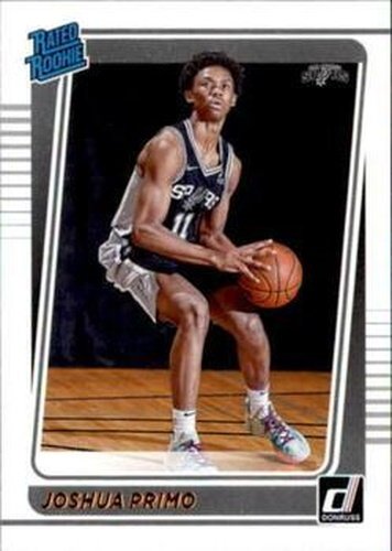 #212 Joshua Primo - San Antonio Spurs - 2021-22 Donruss Basketball