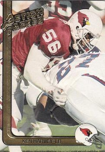 #212 Ken Harvey - Phoenix Cardinals - 1991 Action Packed Football