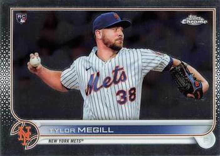 #212 Tylor Megill - New York Mets - 2022 Topps Chrome Baseball