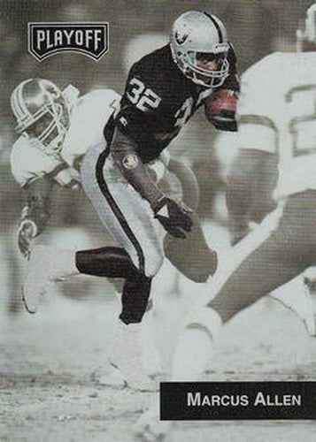 #212 Marcus Allen - Kansas City Chiefs - 1993 Playoff Football