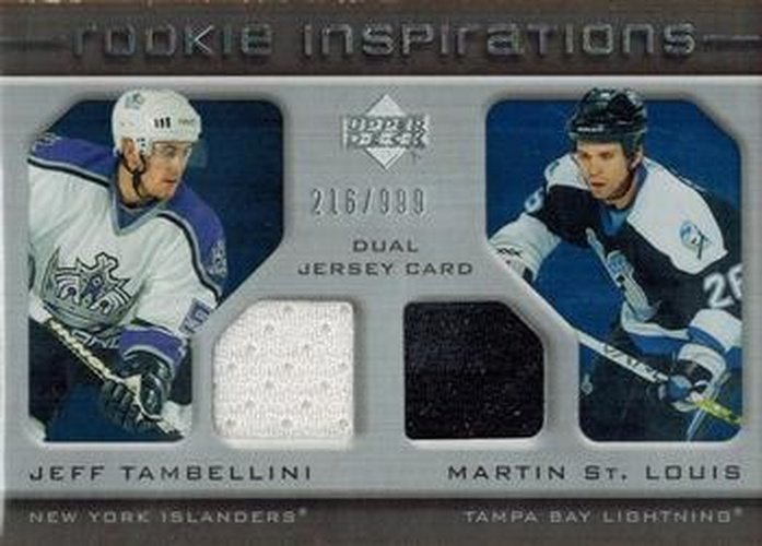 #212 Jeff Tambellini / Martin St. Louis - New York Islanders / Tampa Bay Lightning - 2005-06 Upper Deck Rookie Update Hockey