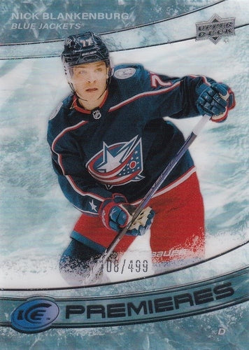#212 Nick Blankenburg - Columbus Blue Jackets - 2022-23 Upper Deck Ice Hockey