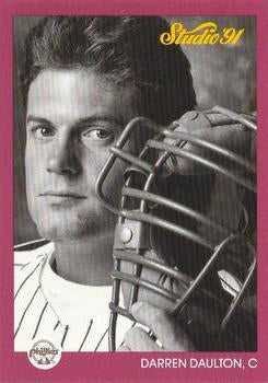 #212 Darren Daulton - Philadelphia Phillies - 1991 Studio Baseball