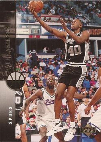 #212 Willie Anderson - San Antonio Spurs - 1994-95 Upper Deck Basketball