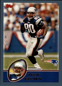 #212 Troy Brown - New England Patriots - 2003 Topps Football