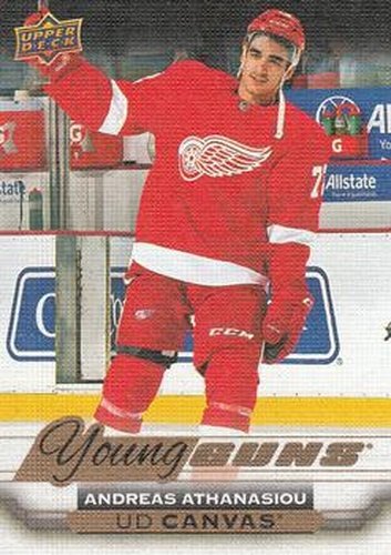 #C212 Andreas Athanasiou - Detroit Red Wings - 2015-16 Upper Deck - UD Canvas Hockey