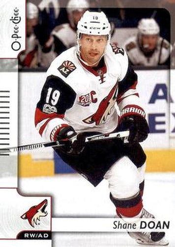 #212 Shane Doan - Arizona Coyotes - 2017-18 O-Pee-Chee Hockey