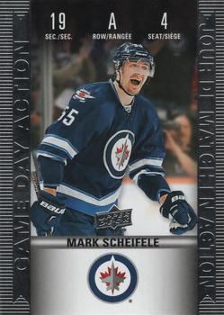 #HGD-4 Mark Scheifele - Winnipeg Jets - 2019-20 Upper Deck Tim Hortons - Game Day Action Hockey