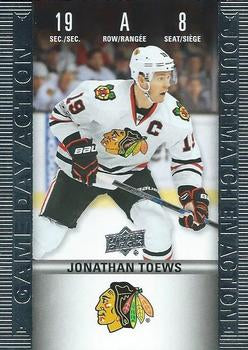 #HGD-8 Jonathan Toews - Chicago Blackhawks - 2019-20 Upper Deck Tim Hortons - Game Day Action Hockey