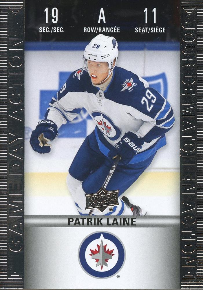 #HGD-11 Patrik Laine - Winnipeg Jets - 2019-20 Upper Deck Tim Hortons - Game Day Action Hockey