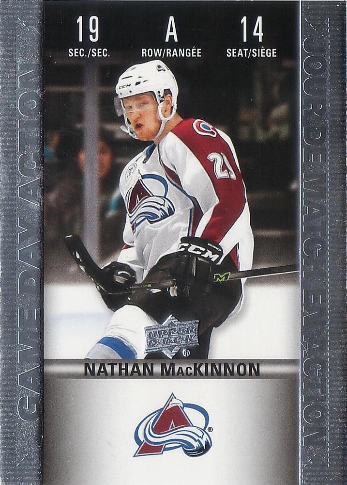 #HGD-14 Nathan MacKinnon - Colorado Avalanche - 2019-20 Upper Deck Tim Hortons - Game Day Action Hockey