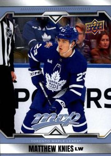 #213 Matthew Knies - Toronto Maple Leafs - 2024-25 Upper Deck MVP Hockey
