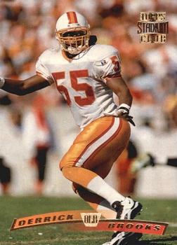 #213 Derrick Brooks - Tampa Bay Buccaneers - 1996 Stadium Club Football