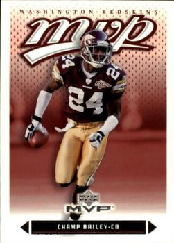 #213 Champ Bailey - Washington Redskins - 2003 Upper Deck MVP Football