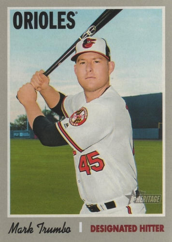 #213 Mark Trumbo - Baltimore Orioles - 2019 Topps Heritage Baseball