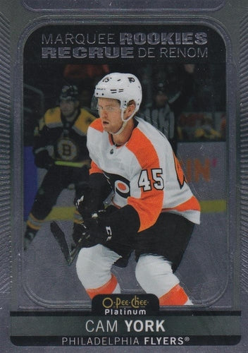 #213 Cam York - Philadelphia Flyers - 2021-22 O-Pee-Chee Platinum Hockey