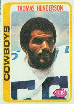#213 Thomas Henderson - Dallas Cowboys - 1978 Topps Football