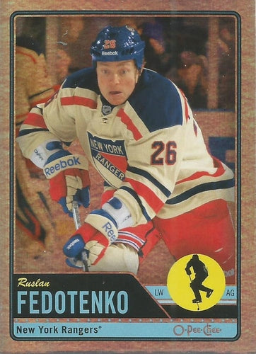 #213 Ruslan Fedotenko - New York Rangers - 2012-13 O-Pee-Chee - Rainbow Hockey