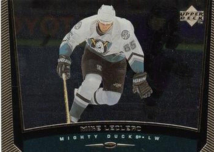 #213 Mike Leclerc - Anaheim Mighty Ducks - 1998-99 Upper Deck Gold Reserve Hockey
