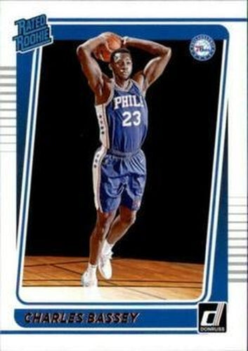 #213 Charles Bassey - Philadelphia 76ers - 2021-22 Donruss Basketball