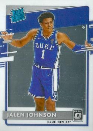 #213 Jalen Johnson - Duke Blue Devils - 2021 Panini Chronicles Draft Picks Basketball