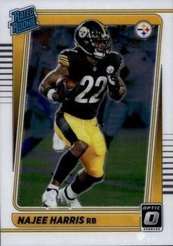 #213 Najee Harris - Pittsburgh Steelers - 2021 Donruss Optic Football