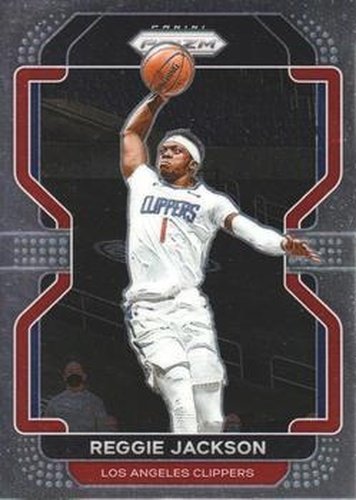 #213 Reggie Jackson - Los Angeles Clippers - 2021-22 Panini Prizm Basketball