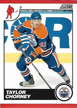 #213 Taylor Chorney - Edmonton Oilers - 2010-11 Score Hockey