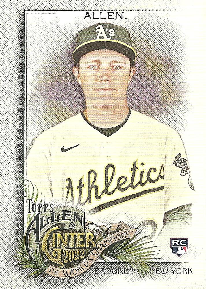 #213 Nick Allen - Oakland Athletics - 2022 Topps Allen & Ginter Baseball