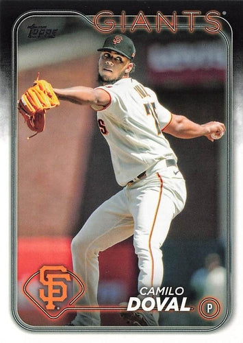 #213 Camilo Doval - San Francisco Giants - 2024 Topps Baseball