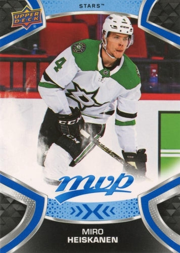 #213 Miro Heiskanen - Dallas Stars - 2021-22 Upper Deck MVP - Blue Hockey