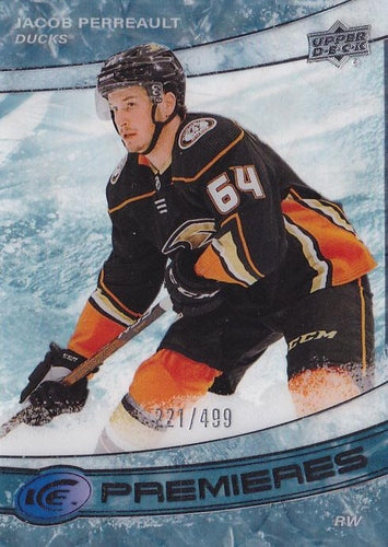 #213 Jacob Perreault - Anaheim Ducks - 2022-23 Upper Deck Ice Hockey