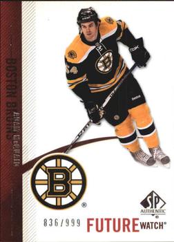#213 Adam McQuaid - Boston Bruins - 2010-11 SP Authentic Hockey