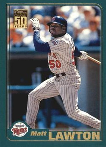 #213 Matt Lawton - Minnesota Twins - 2001 Topps Baseball