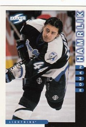 #214 Roman Hamrlik - Tampa Bay Lightning - 1997-98 Score Hockey