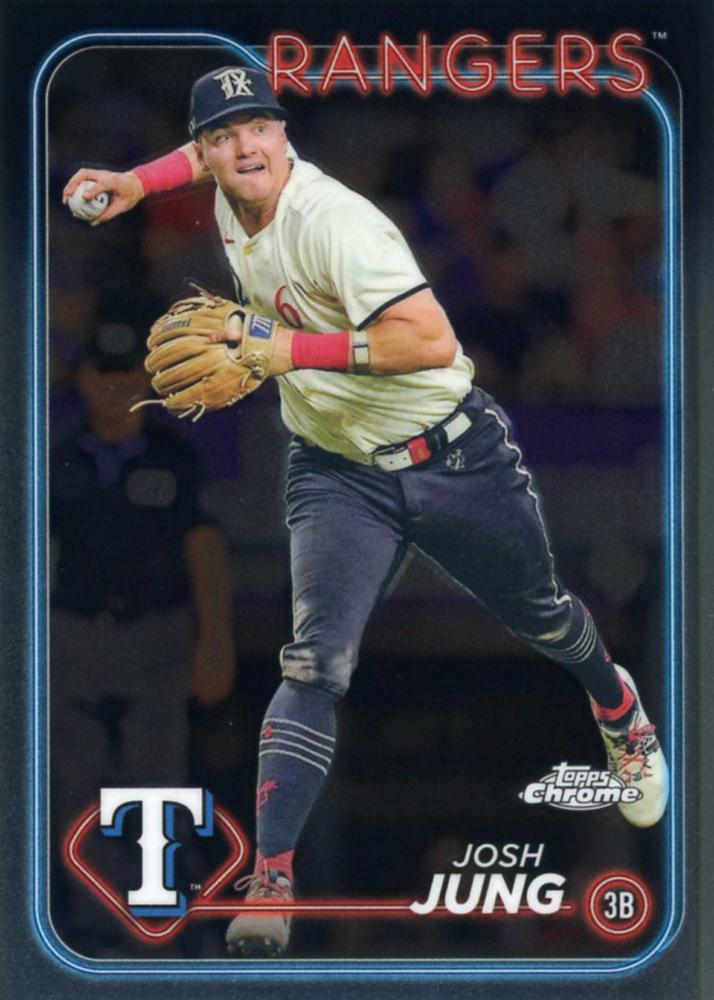 #214 Josh Jung - Texas Rangers - 2024 Topps Chrome Baseball